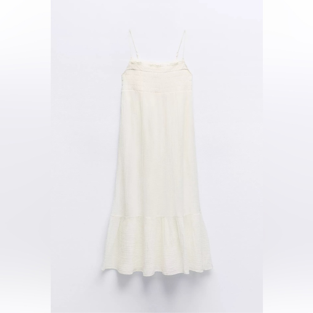 Zara Muslin Midi Dress